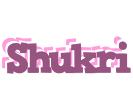 Shukri relaxing logo