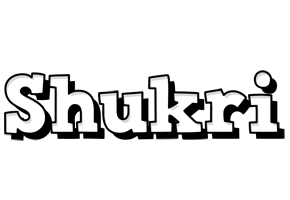 Shukri snowing logo