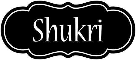 Shukri welcome logo