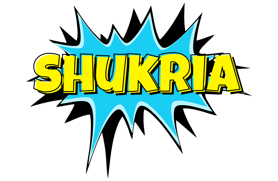 Shukria amazing logo