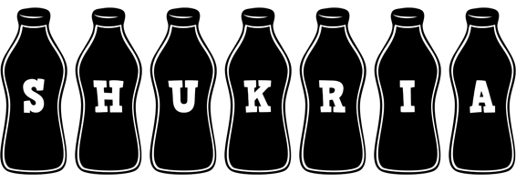 Shukria bottle logo