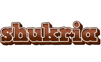 Shukria brownie logo