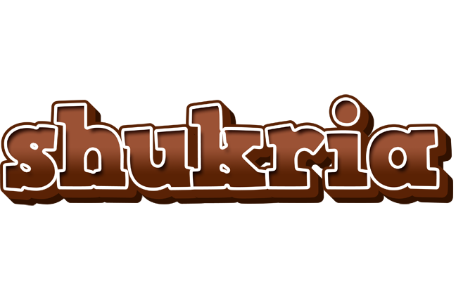 Shukria brownie logo