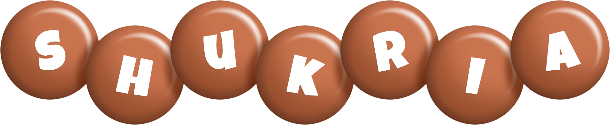 Shukria candy-brown logo