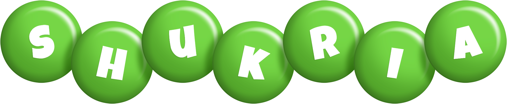 Shukria candy-green logo