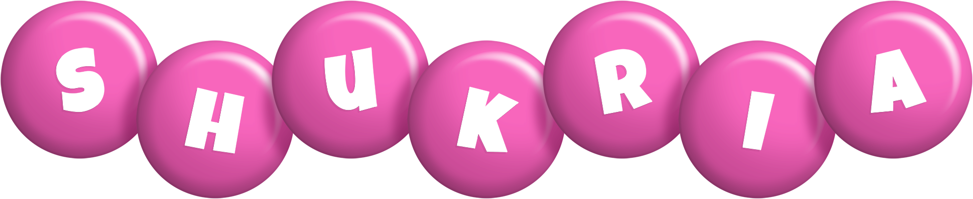 Shukria candy-pink logo