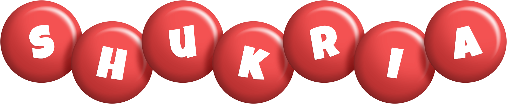Shukria candy-red logo