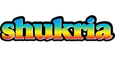 Shukria color logo