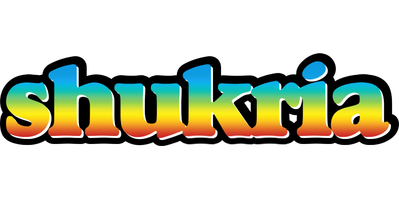 Shukria color logo