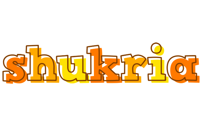 Shukria desert logo