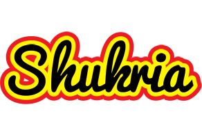 Shukria flaming logo