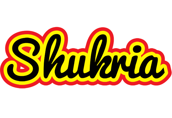 Shukria flaming logo