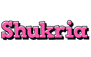 Shukria girlish logo