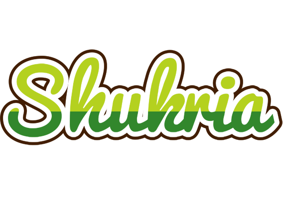 Shukria golfing logo