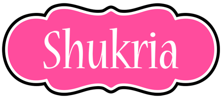 Shukria invitation logo