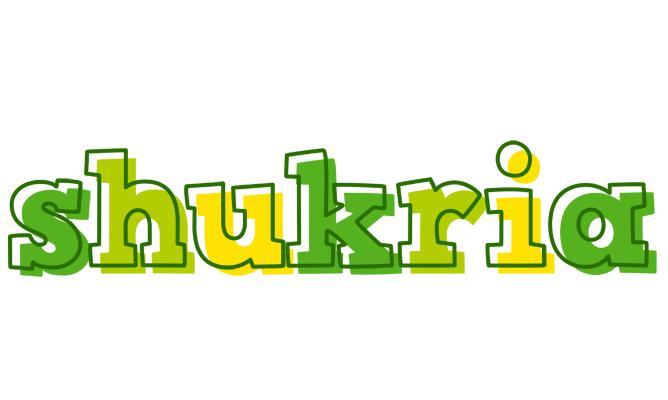 Shukria juice logo