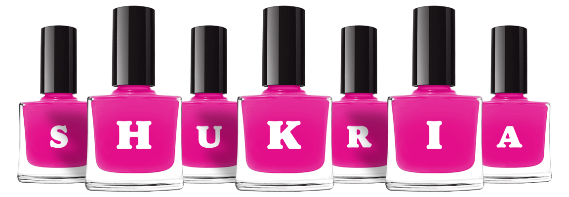 Shukria nails logo