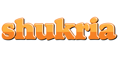 Shukria orange logo