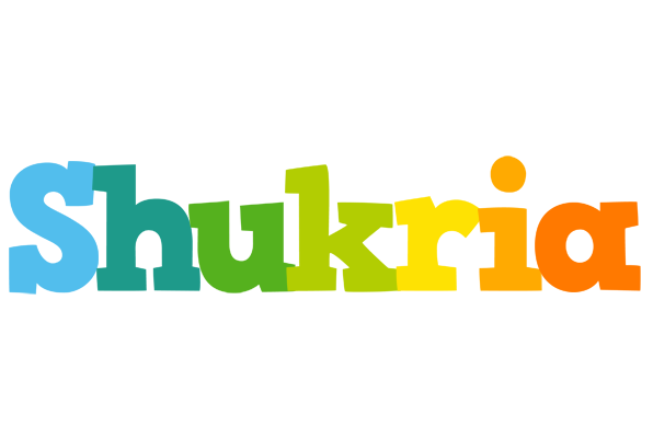 Shukria rainbows logo