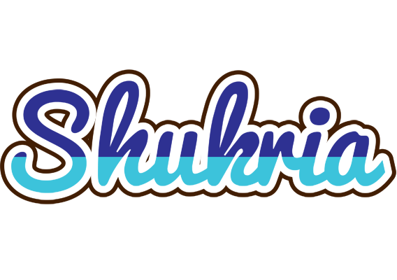 Shukria raining logo
