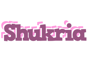 Shukria relaxing logo