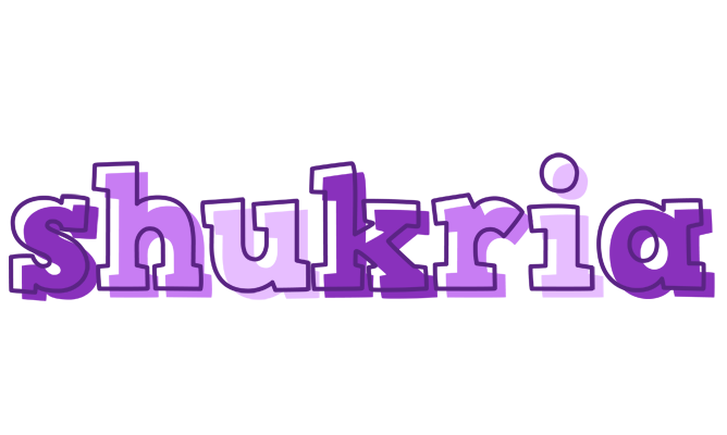 Shukria sensual logo