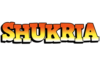 Shukria sunset logo