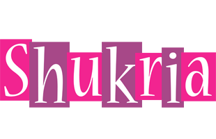 Shukria whine logo