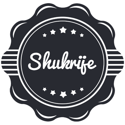 Shukrije badge logo