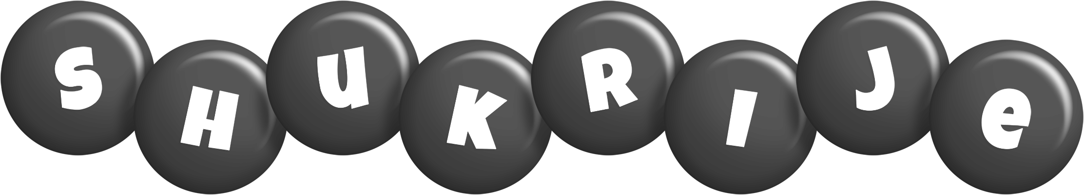 Shukrije candy-black logo