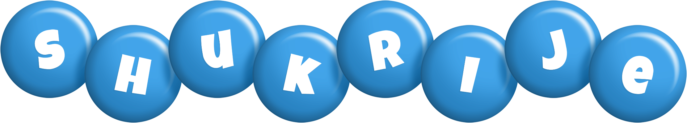 Shukrije candy-blue logo