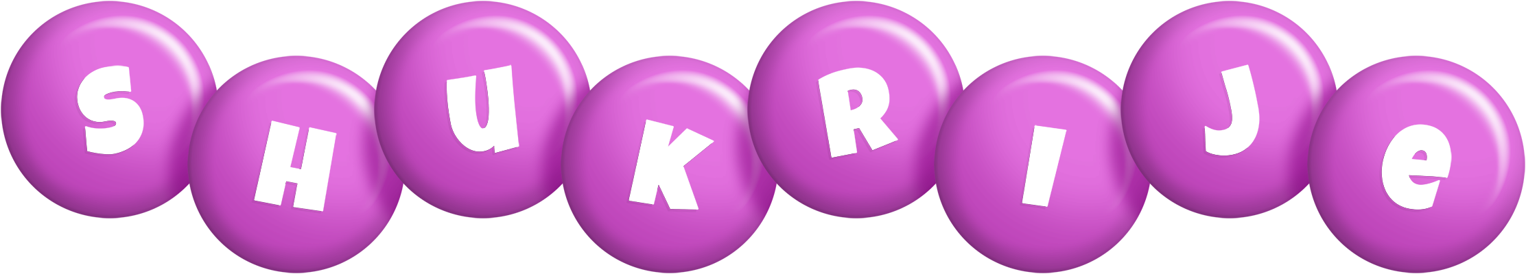 Shukrije candy-purple logo