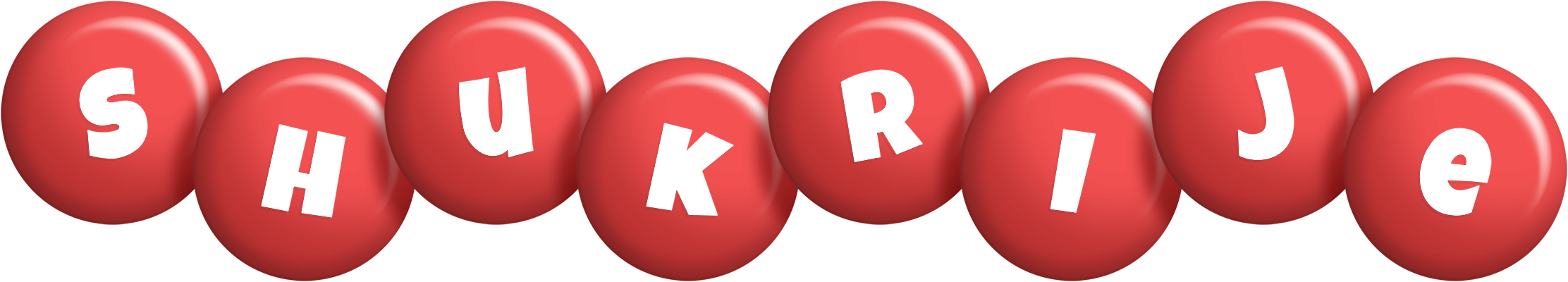 Shukrije candy-red logo