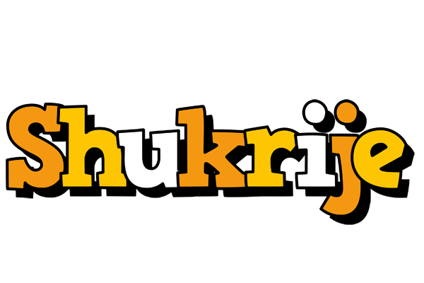 Shukrije cartoon logo