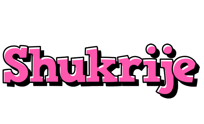 Shukrije girlish logo