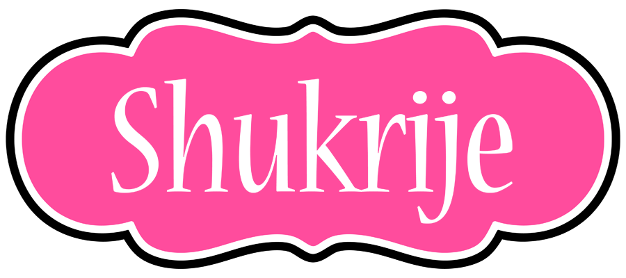 Shukrije invitation logo