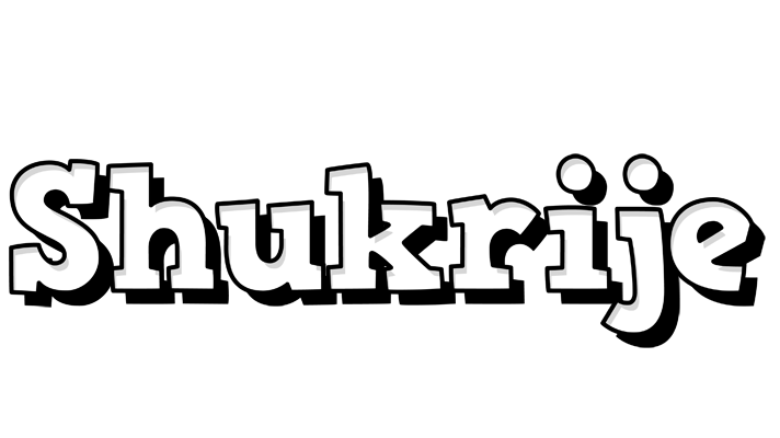 Shukrije snowing logo