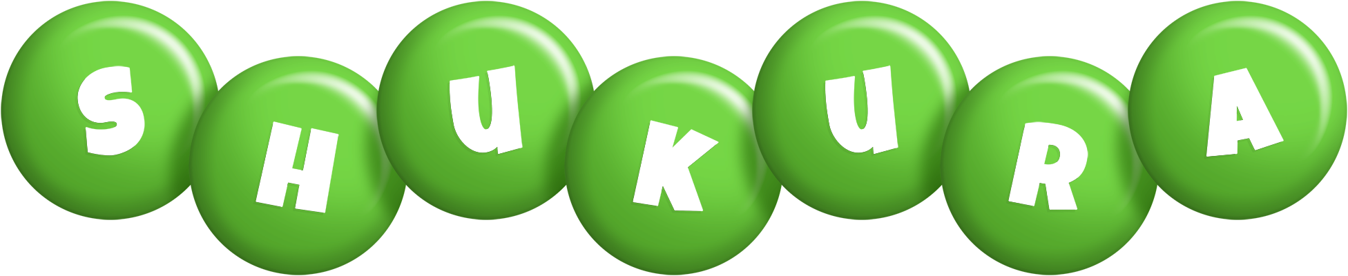 Shukura candy-green logo