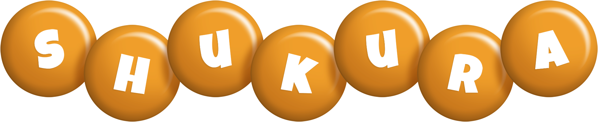 Shukura candy-orange logo