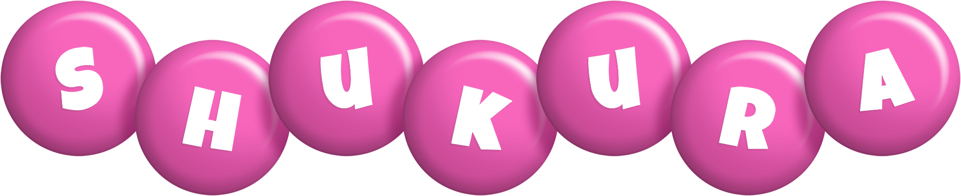 Shukura candy-pink logo
