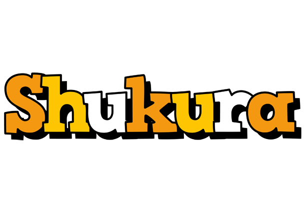Shukura cartoon logo