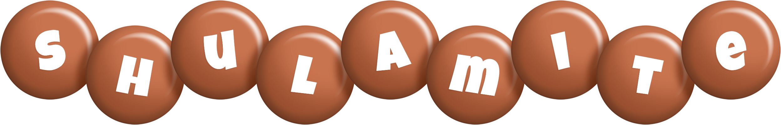 Shulamite candy-brown logo