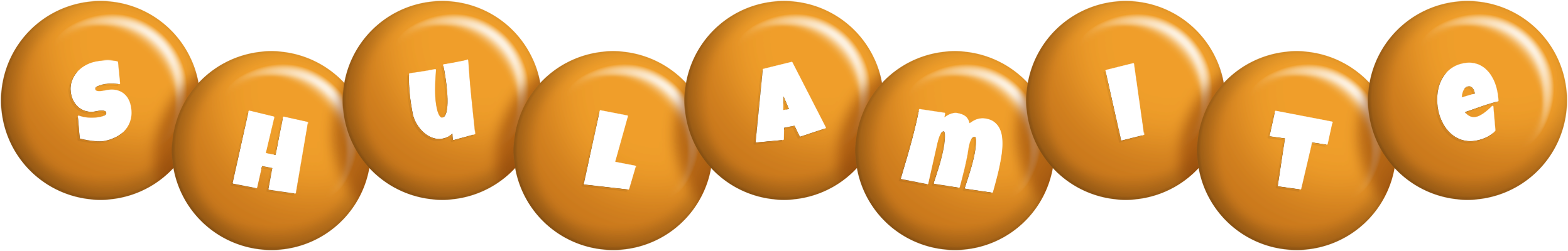 Shulamite candy-orange logo
