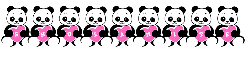 Shulamite love-panda logo