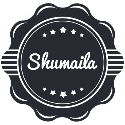 Shumaila badge logo