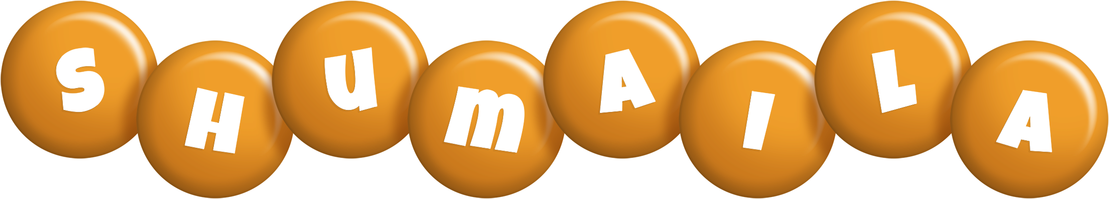 Shumaila candy-orange logo