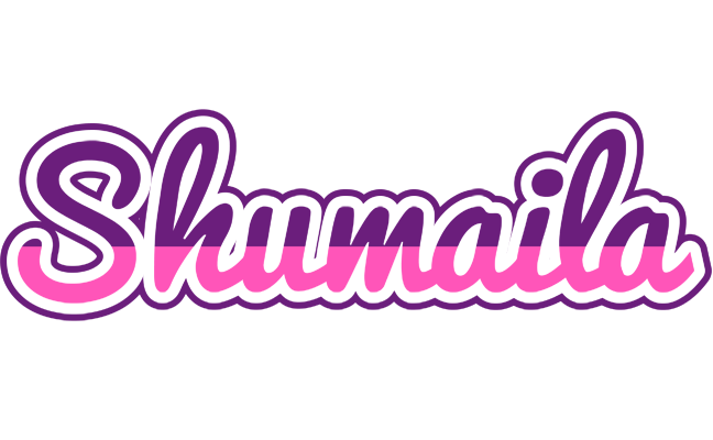 Shumaila cheerful logo