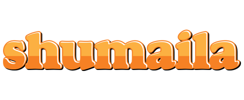 Shumaila orange logo