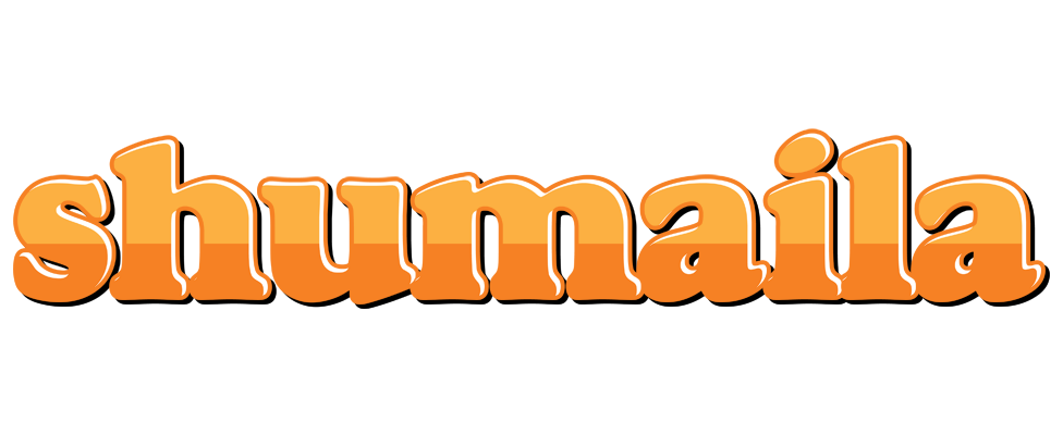 Shumaila orange logo