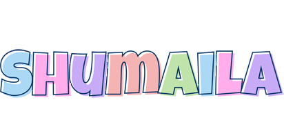 Shumaila pastel logo